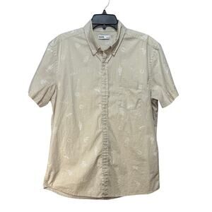 Men’s Sonoma Goods for Life short sleeve button-down shirt. Size L